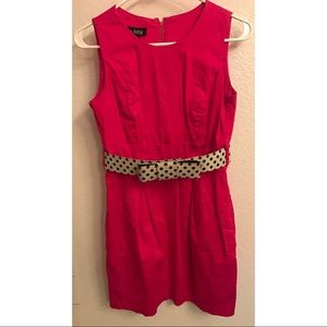 Hot Pink Dress w/Belt
